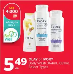 Rexall OLAY or IVORY Body Wash offer