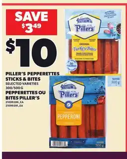 Independent City Market PILLER'S PEPPERETTES STICKS & BITES, 300/500 G offer