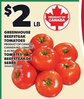 Independent City Market GREENHOUSE BEEFSTEAK TOMATOES offer