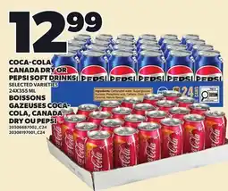 Independent City Market COCA-COLA, CANADA DRY OR PEPSI SOFT DRINKS offer