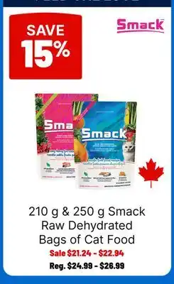 Ren’s Pets Depot Smack Raw Dehydrated Bags of Cat Food offer
