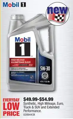PartSource MOBIL Synthetic, High Mileage, Euro, Truck & SUV and Extended Performance offer