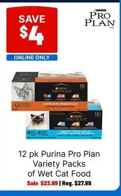 Ren’s Pets Depot Purina Pro Plan Variety Packs of Wet Cat Food offer