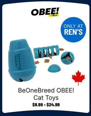 Ren’s Pets Depot BeOneBreed OBEE! Cat Toys offer