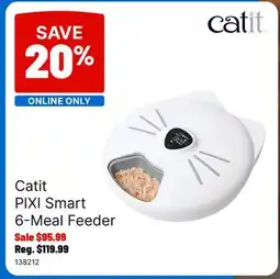 Ren’s Pets Depot Catit PIXI Smart 6-Meal Feeder offer