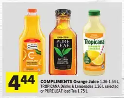 Foodland COMPLIMENTS Orange Juice offer