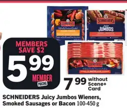 Foodland Juicy Jumbos Wieners, Smoked Sausages or Bacon offer