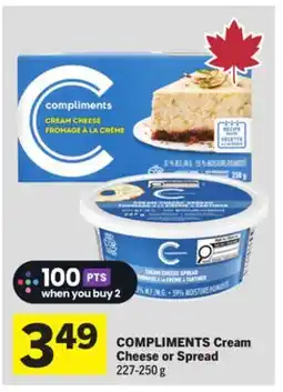 Foodland COMPLIMENTS Cream Cheese or Spread offer