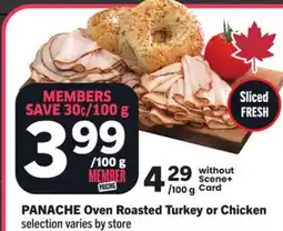 Foodland PANACHE Oven Roasted Turkey or Chicken offer