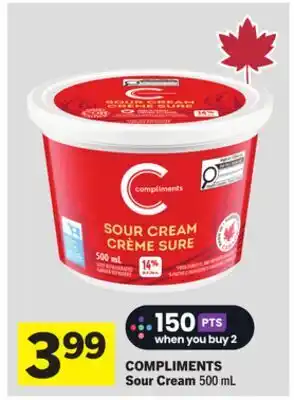 Foodland COMPLIMENTS Sour Cream offer