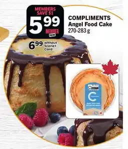 Foodland COMPLIMENTS Angel Food Cake offer