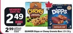 Foodland Dipps or Chewy Granola Bars offer