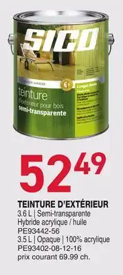 Matério TEINTURE D'EXTÉRIEUR Sico offer