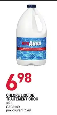 Matério CHLORE LIQUIDE TRAITEMENT CHOC offer
