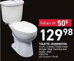 Matério TOILETTE WASHINGTON offer
