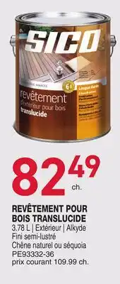 Matério REVÊTEMENT POUR BOIS TRANSLUCIDE SICO offer