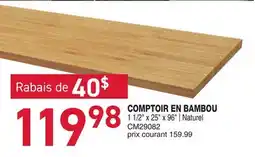 Matério COMPTOIR EN BAMBOU offer