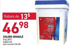Matério CHLORE GRANULÉ offer