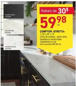 Matério COMPTOIR STRETTA offer