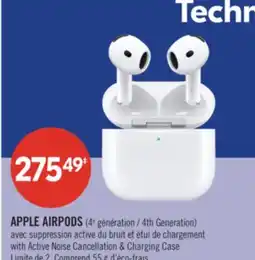 Pharmaprix APPLE AIRPODS (4th Generation) with Active Noise Cancellation & Charging Case offer