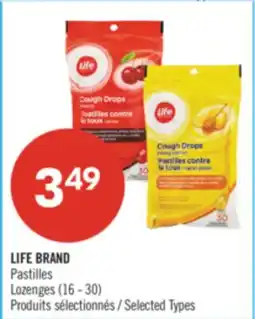 Pharmaprix LIFE BRAND Lozenges offer
