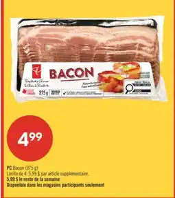 Pharmaprix PC Bacon offer