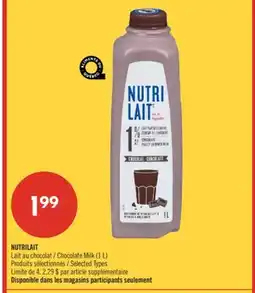 Pharmaprix NUTRILAIT Chocolate Milk (1 L) offer