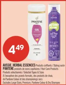 Pharmaprix AUSSIE, HERBAL ESSENCES Styling Products or PANTENE Hair Care Products offer