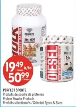 Pharmaprix PERFECT SPORTS Protein Powder Products offer