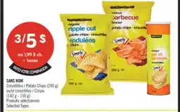 Pharmaprix NO NAME Potato Chips (200 g) or Crisps (142 g - 150 g) offer