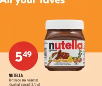 Pharmaprix NUTELLA Hazelnut Spread offer