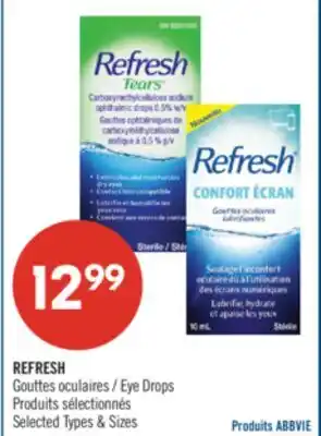Pharmaprix REFRESH Eye Drops offer