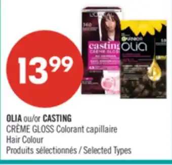 Pharmaprix OLIA or CASTING CRÈME GLOSS Hair Colour offer
