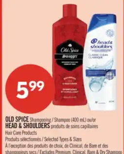 Pharmaprix OLD SPICE Shampoo (400 mL) or HEAD & SHOULDERS Hair Care Products offer