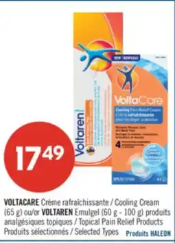Pharmaprix VOLTACARE Cooling Cream (65 g) or VOLTAREN Emulgel (60 g - 100 g) Topical Pain Relief Products offer
