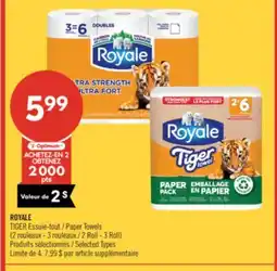 Pharmaprix ROYALE Paper Towels offer
