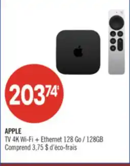 Pharmaprix APPLE TV 4K Wi-Fi + Ethernet 128GB offer