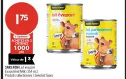 Pharmaprix NO NAME Evaporated Milk offer