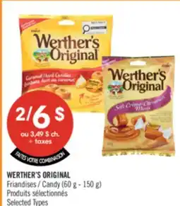 Pharmaprix WERTHER'S ORIGINAL Candy offer