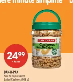 Pharmaprix DAN·D·PAK Salted Cashews offer