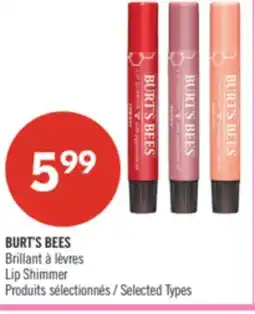 Pharmaprix BURT'S BEES Lip Shimmer offer