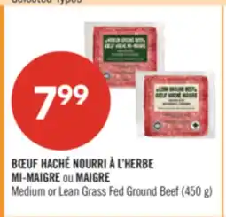 Pharmaprix Medium or Lean Grass Fed Ground Beef offer