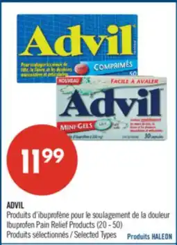 Pharmaprix Advil Ibuprofen Pain Relief Products (20-50) offer
