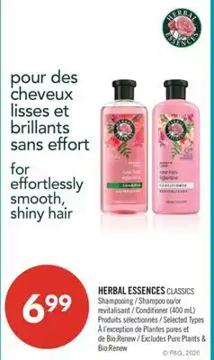 Pharmaprix HERBAL ESSENCES CLASSICS Shampoo or Conditioner offer