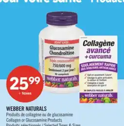 Pharmaprix WEBBER NATURALS Collagen or Glucosamine Products offer