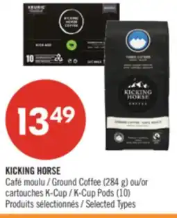 Pharmaprix KICKING HORSE Ground Coffee (284 g) or K-Cup Pods (10) offer