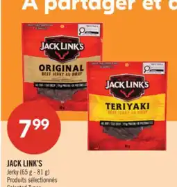 Pharmaprix JACK LINK'S Jerky offer
