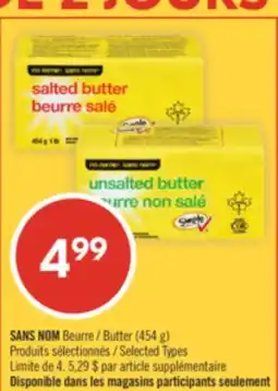 Pharmaprix NO NAME Butter offer