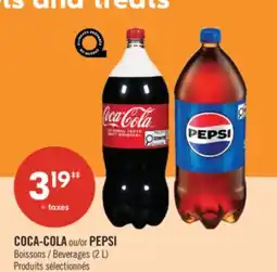 Pharmaprix COCA-COLA or PEPSI Beverages offer