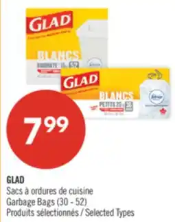 Pharmaprix GLAD Garbage Bags offer